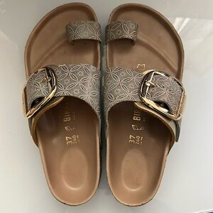Big buckle leather Birkenstock - 37